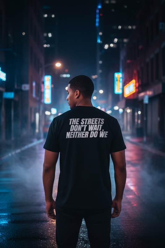Streets Don't Wait Tee — Reflective